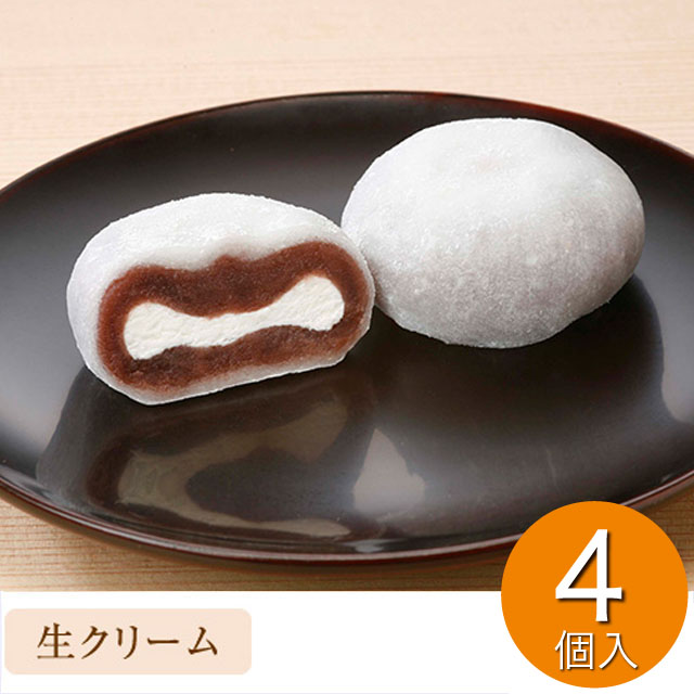 喜久福　生クリーム大福　1種詰合せ4ヶ入