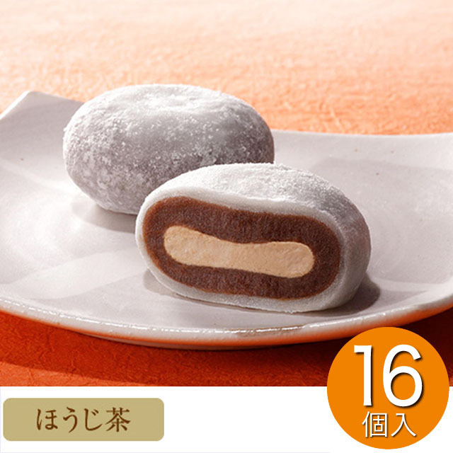 喜久福 ほうじ茶生クリーム大福 1種詰合せ16ヶ入