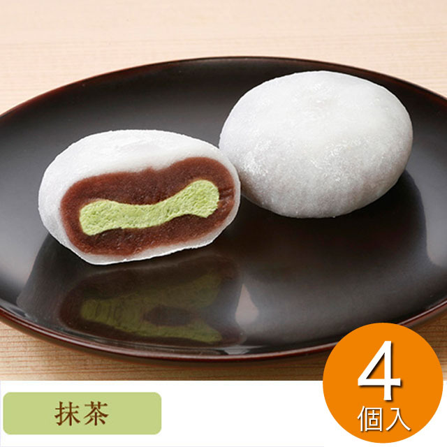 喜久福 抹茶生クリーム大福 1種詰合せ4ヶ入