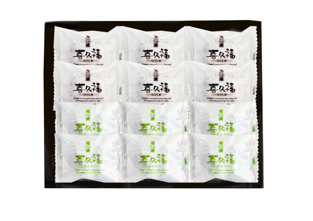 喜久福 2種詰合せ12ヶ入 （ずんだ生クリーム／ほうじ茶生クリーム）