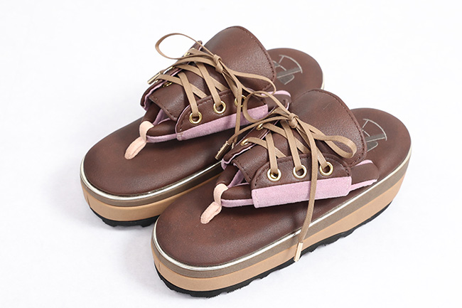 当店オリジナル スニーカー草履  ブラウン 低反発