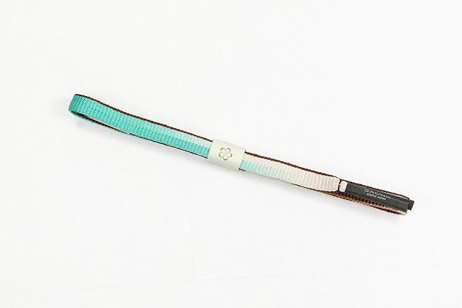 和小物さくら 正絹 帯締め 茶×緑