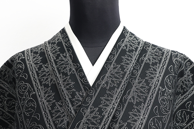 Kimono Factory nono 木綿着物 GRITTER （グリッター） 平和 黒