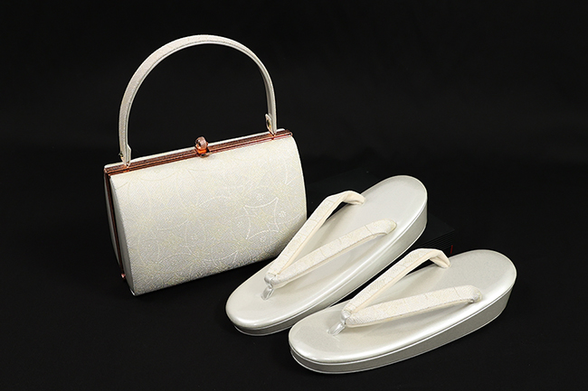 草履バッグセット 礼装用 草履 フリーサイズ 花紋