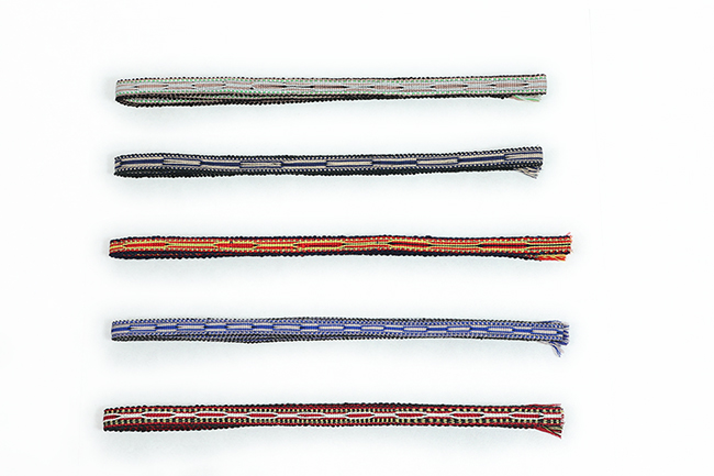 ウズベキスタン 綿 帯締め カード織り U1 U2 U3 U4 U5