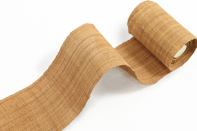 シナ布 角帯 夏帯 無地 生成り