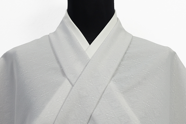 【5/1ライブショッピング紹介商品】Kimono Factory nono（キモノファクトリーノノ） ポリエステル着物 Zeffer ゼファー タツゴウ 白