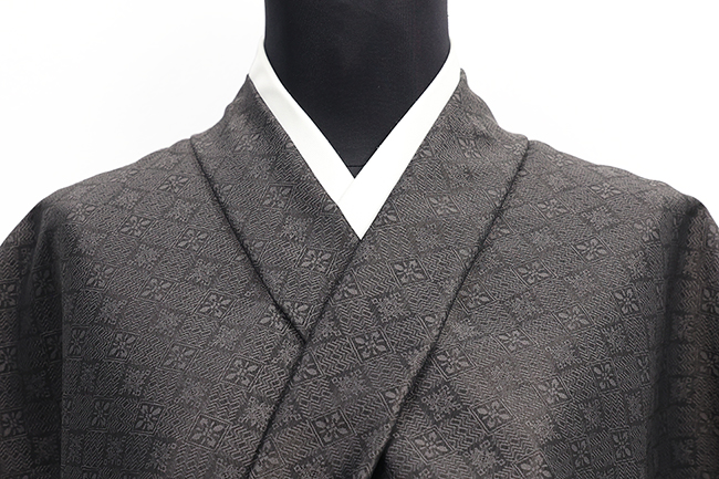 【5/1ライブショッピング紹介商品】Kimono Factory nono（キモノファクトリーノノ） ポリエステル着物 Zeffer ゼファー タツゴウ 黒