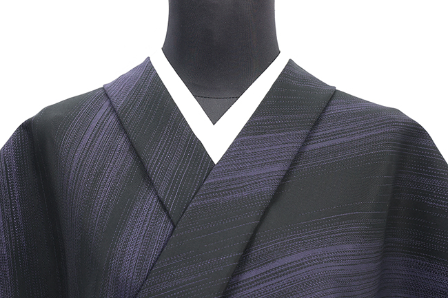 Kimono Factory nono 木綿着物 GRITTER （グリッター） オーダー仕立て付き ファスト 紺
