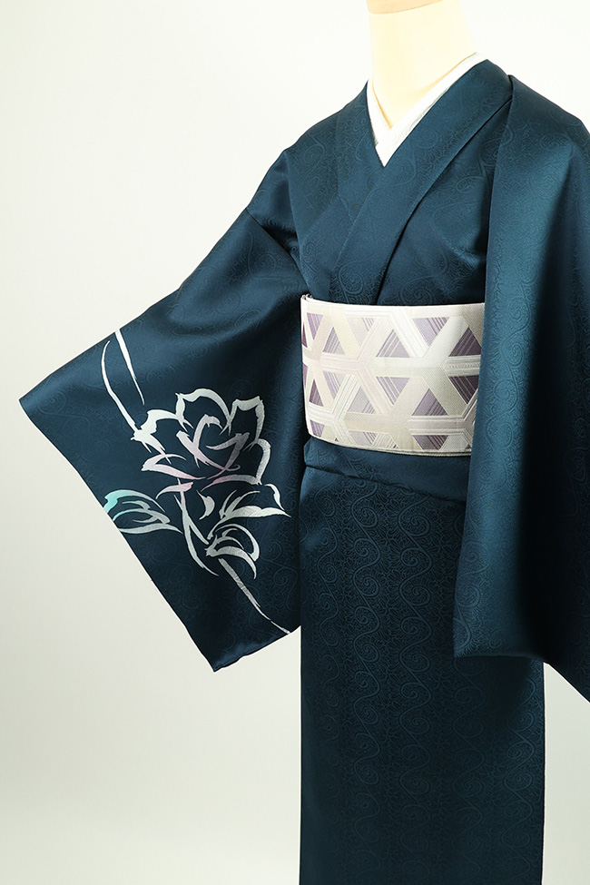 小室庵 muji+PLUS (ムジプラス) 正絹 オーダー仕立て付き 着物or羽織 薔薇 カラー