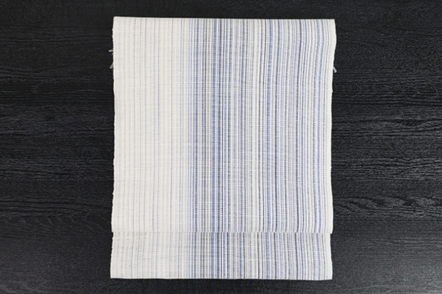 私が作った小千谷麻楮布 帯 長し 