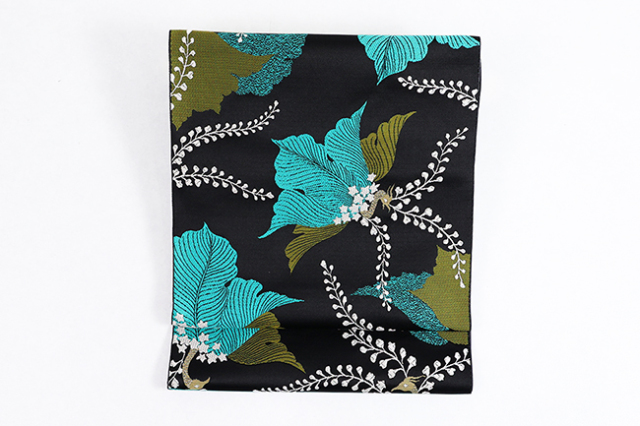 受注生産品】西村織物 Rライン 博多織 正絹 八寸名古屋帯 World Peace 鳳凰 