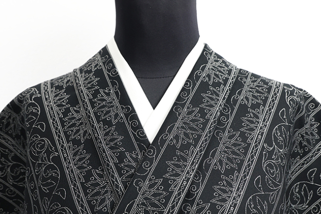 Kimono Factory nono 木綿着物 GRITTER （グリッター） 平和 黒