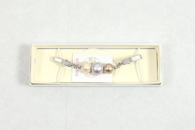 MIZUHO ミズホ ショールクリップ 薄紫