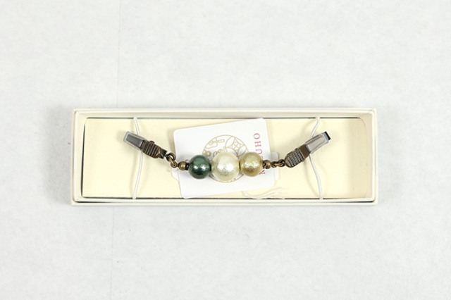 MIZUHO ミズホ ショールクリップ 緑