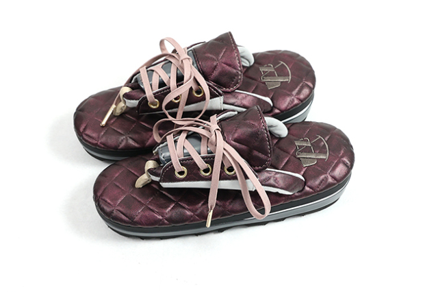 あづまやオリジナル RYUJIN スニーカー草履 低反発 ローズメタリック