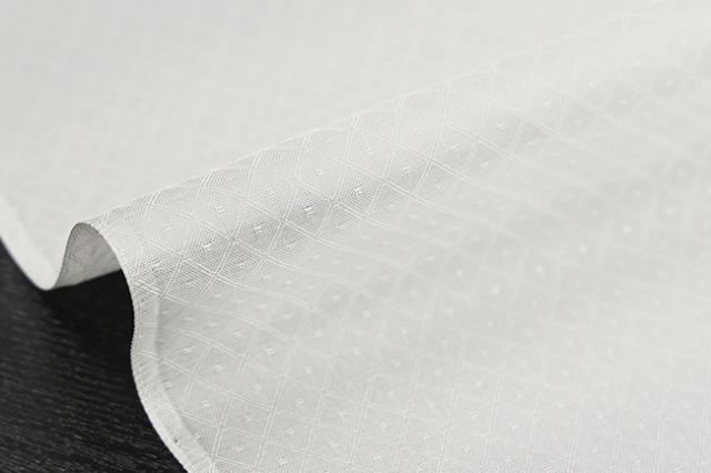 【洗える正絹 長襦袢 菱上布】京都浅見謹製 夏紗 あいの風 グレー ぼかしボーダー柄 背の高い方にオススメ！