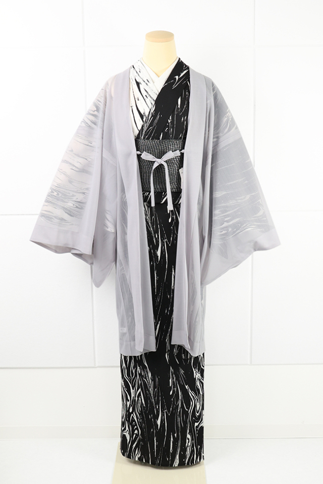 Kimono Factory nono 羽織 お仕立て上がり品 無地 灰色