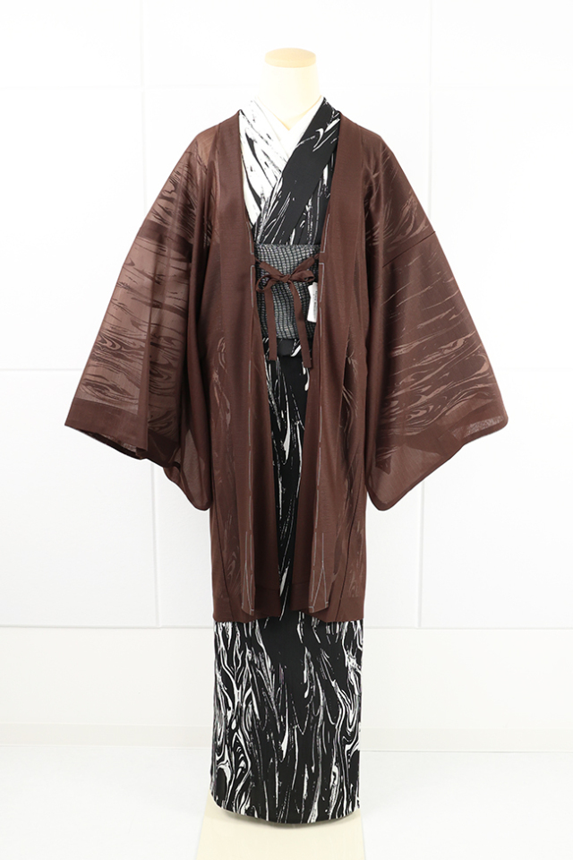 Kimono Factory nono 羽織 お仕立て上がり品 無地 えんじ