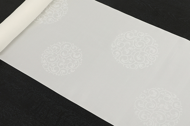 【洗える正絹 長襦袢 王上布】京都浅見謹製 悠久 白