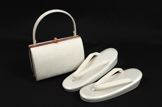 草履バッグセット 礼装用 草履 フリーサイズ 花紋