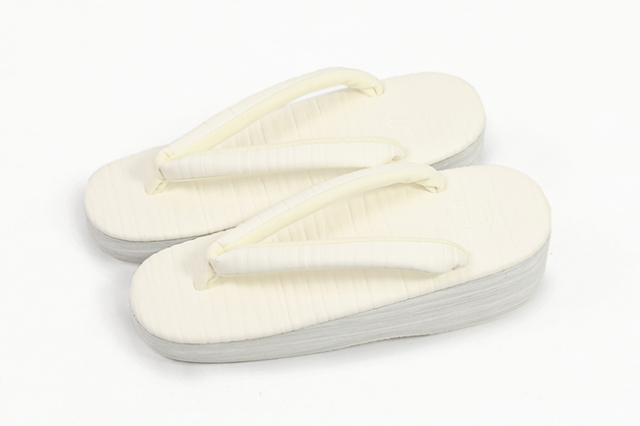 女物 あづまやオリジナル あづまロッソ カフェぞうり 菱屋カレンブロッソ エコルス 白