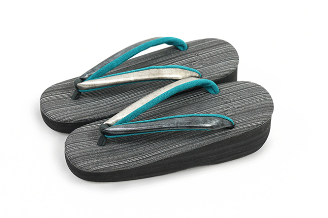 女物 あづまやオリジナル あづまロッソ カフェぞうり 菱屋カレンブロッソ イロノカンデ 濃灰