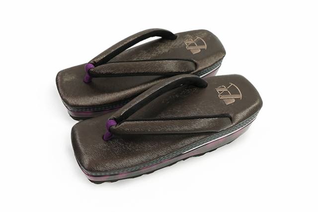 【受注生産品】あづまやオリジナル RYUJIN スニーカー草履 女物 低反発 ミンクブラック