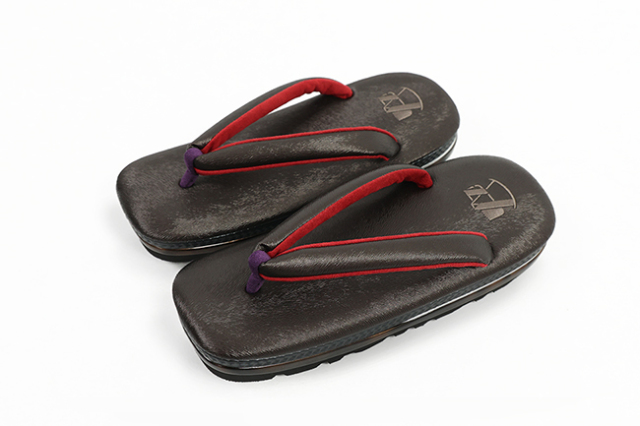 【受注生産品】あづまやオリジナル RYUJIN スニーカー草履 男物 低反発 ミンクブラック