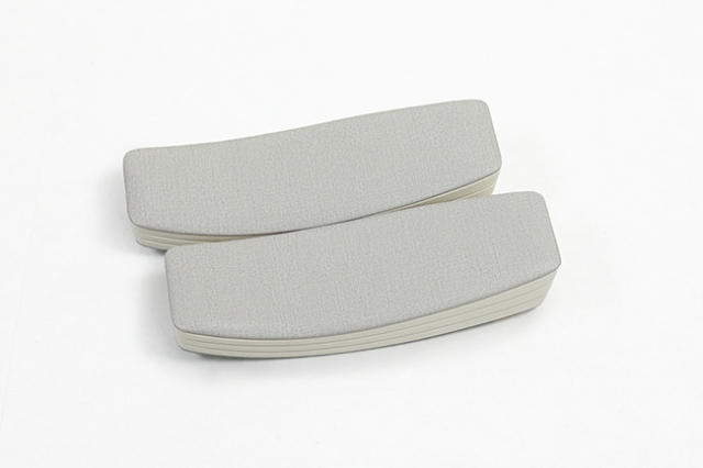 スクエア型草履 白梅 草履 三段 女物 台のみ 灰色