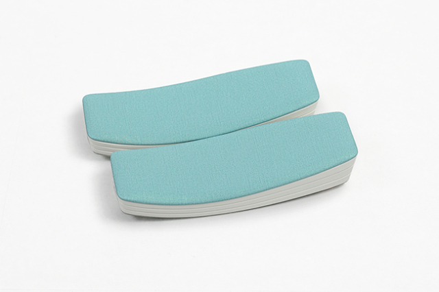 スクエア型草履 白梅 草履 三段 女物 台のみ 青緑