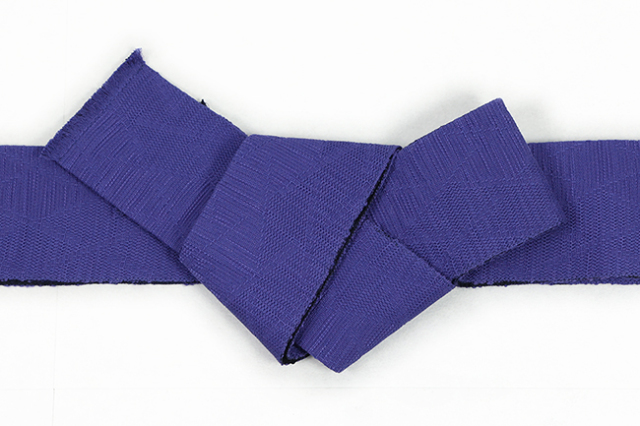 OLN 綿麻 角帯 kago 青