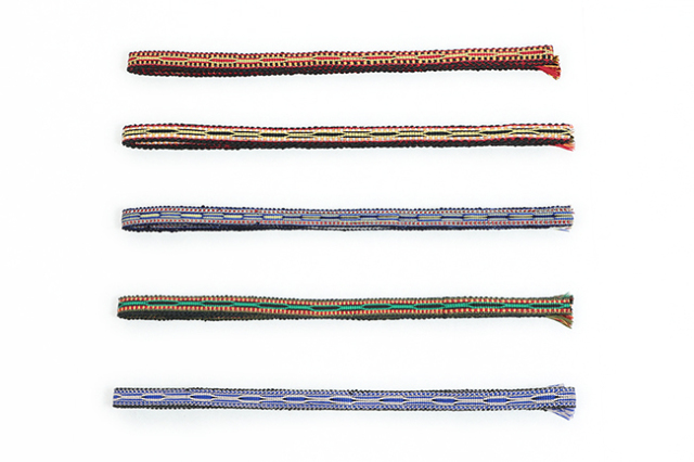 ウズベキスタン 綿 帯締め カード織り U26 U27 U28 U29