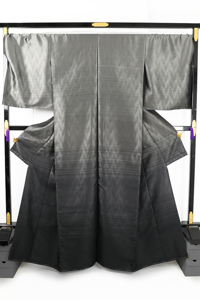 【価格はお問い合わせください】誉田屋源兵衛 正絹着物 お召し 絵羽 「紙世妙」 二人静 山紫水明