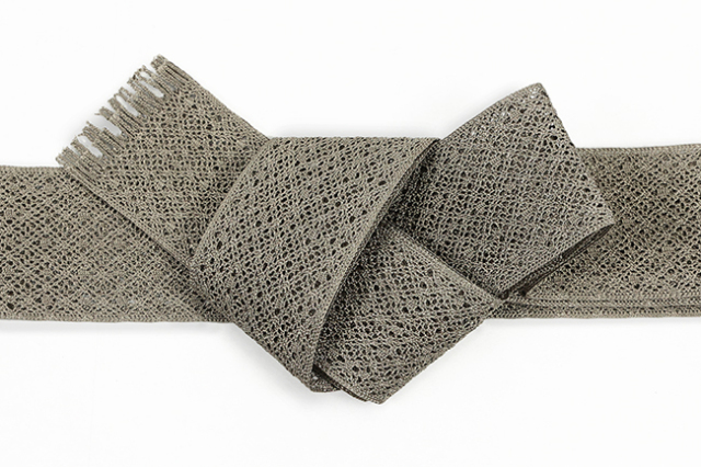 角帯 夏帯 レース グレー ViViSienne ビビジェンヌ