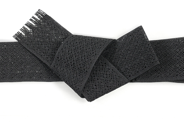 角帯 夏帯 レース 黒 ViViSienne ビビジェンヌ