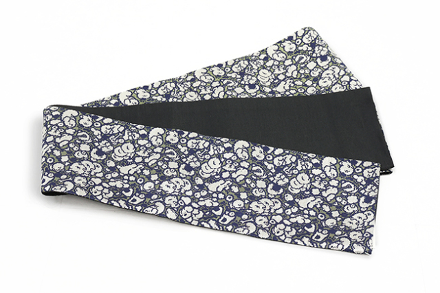 着乃嘉 kinoka 半幅帯 プードル 白×黄緑