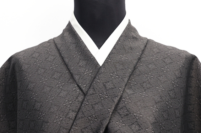 【5/1ライブショッピング紹介商品】Kimono Factory nono（キモノファクトリーノノ） ポリエステル着物 Zeffer ゼファー タツゴウ 黒