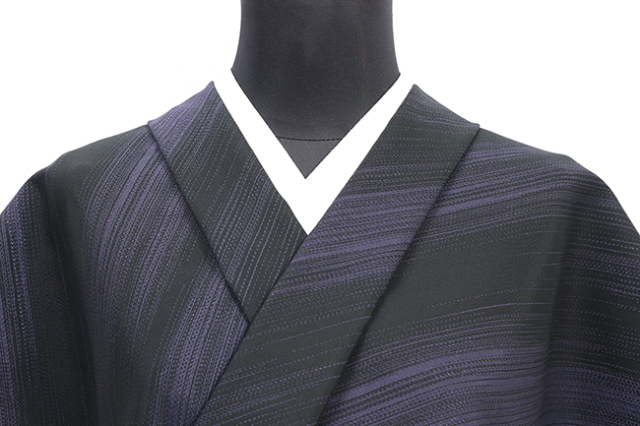 Kimono Factory nono 木綿着物 GRITTER （グリッター） オーダー仕立て付き ファスト 紺
