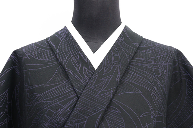 Kimono Factory nono 木綿着物 GRITTER （グリッター） オーダー仕立て付き マテリアル 紺