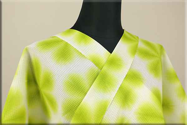 有松絞り 浴衣(ゆかた) 綿  雪花絞  ◆女性にオススメ◆