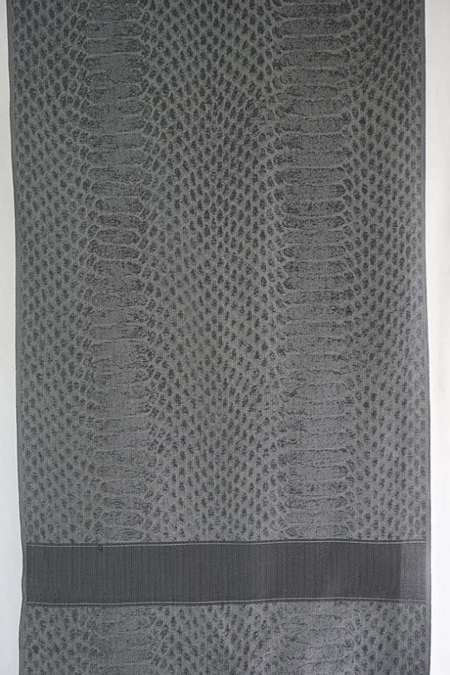 柴田織物 正絹お召し着尺 オーダー仕立て付 NatureArt パイソン