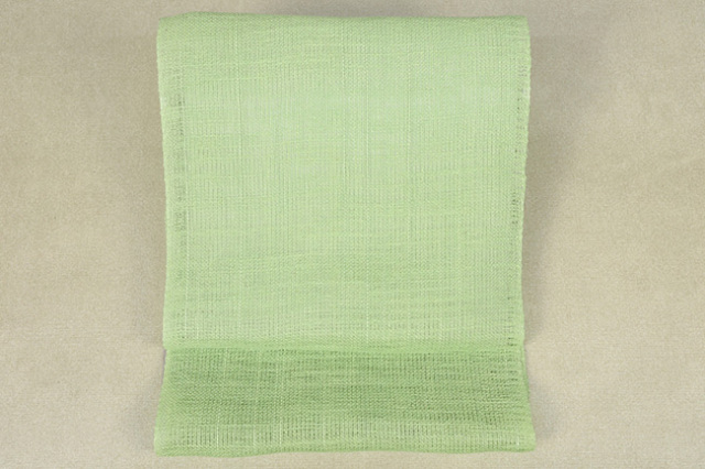 小千谷本麻帯布 吉新織物 夏物 八寸名古屋帯 雪ありて
