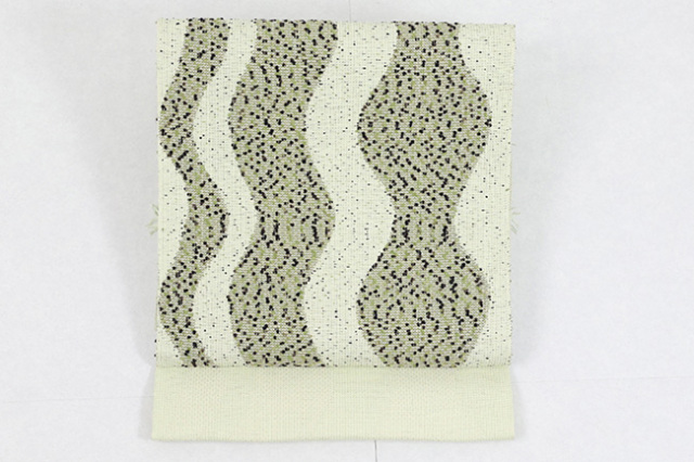 流星　近賢織物　米沢織　八寸名古屋帯 ona4610 米沢 宝来織 近賢織物 流星 おしゃれ 全通 八寸 名古屋帯 お