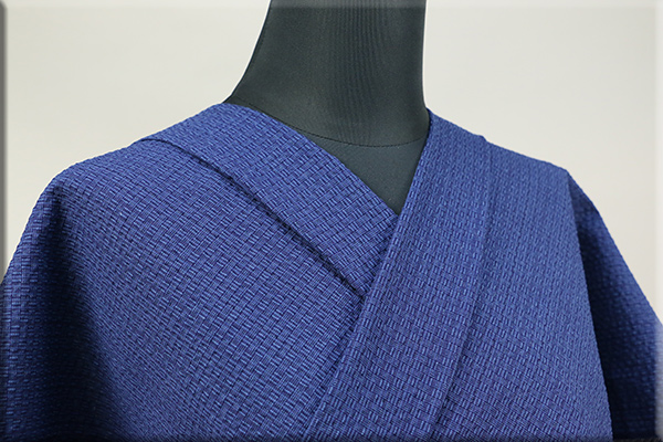 阿波しじら織 木綿きもの 洗える普段着着物 軽くて涼しい！  310番　Sサイズから身長170cmトールサイズ　◆男女兼用◆