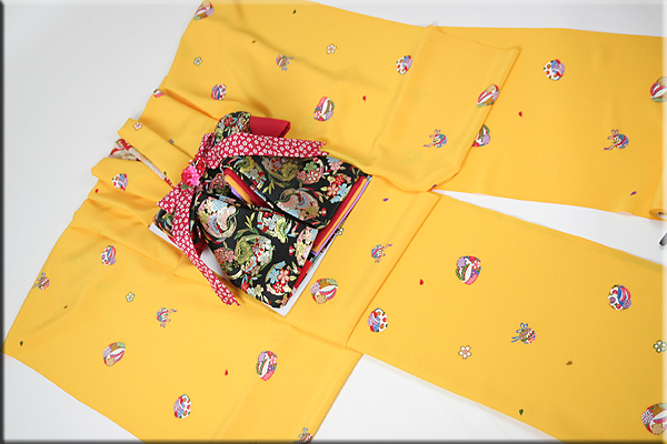 七五三正絹女児お仕立て付大四つ身