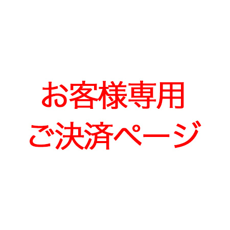 お客様専用ご決済ページ