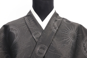 【5/1ライブショッピング紹介商品】Kimono Factory nono（キモノファクトリーノノ） ポリエステル着物 Zeffer ゼファー ルミナス 黒