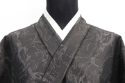 【5/1ライブショッピング紹介商品】Kimono Factory nono（キモノファクトリーノノ） ポリエステル着物 Zeffer ゼファー フレア 黒