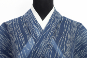 江戸長板 夏着物 絹紅梅 長板染 衣草紙 とくさ 青